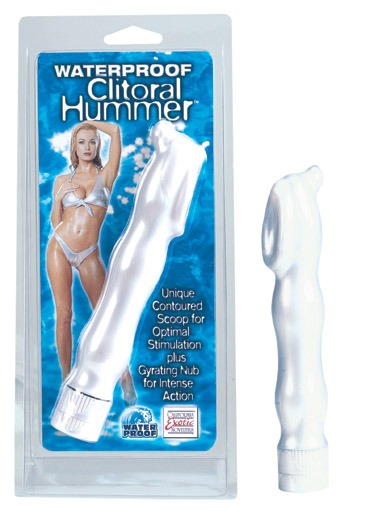 CalExotics Waterproof Clitoral Hummer – 6-Inch Scoop Tip Vibrator | PurpleNight.ca