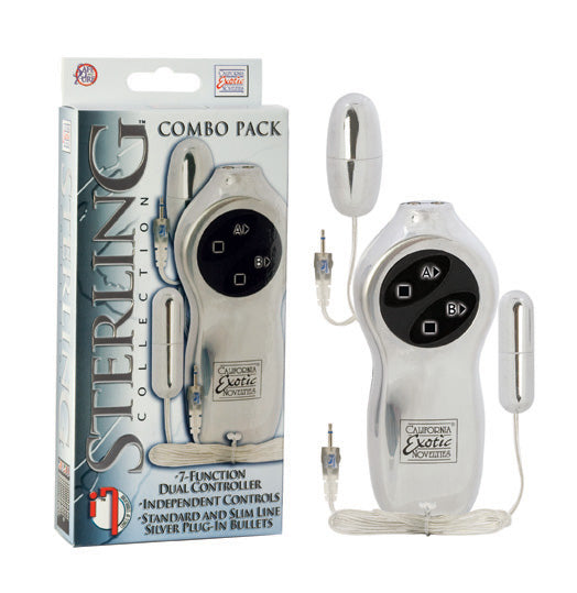 CalExotics Sterling Collection Combo Pack with Dual Silver Bullets
