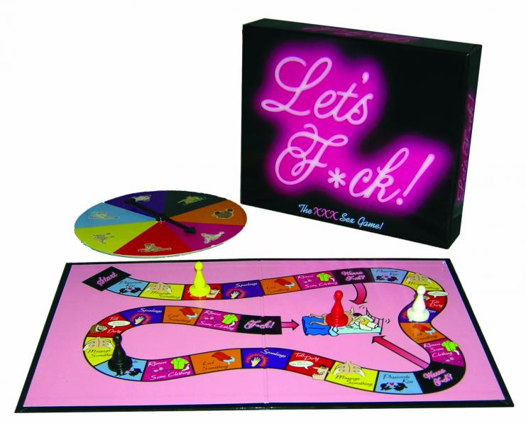 Let’s F*ck! adult board game by Kheper Games – includes spinner, game board, and tokens for couples