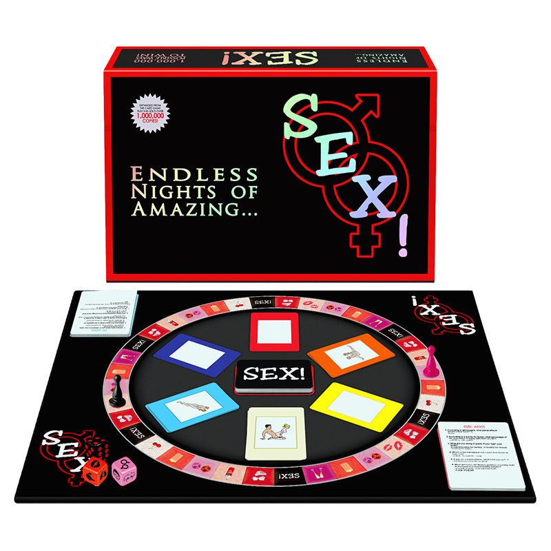 Kheper Games Sex! Board Game – Erotic Trivia and Fantasy Card Game for Couples