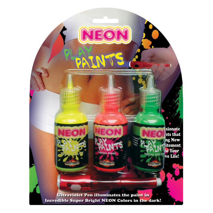 Hott Neon Body Play Paints 3 Pack