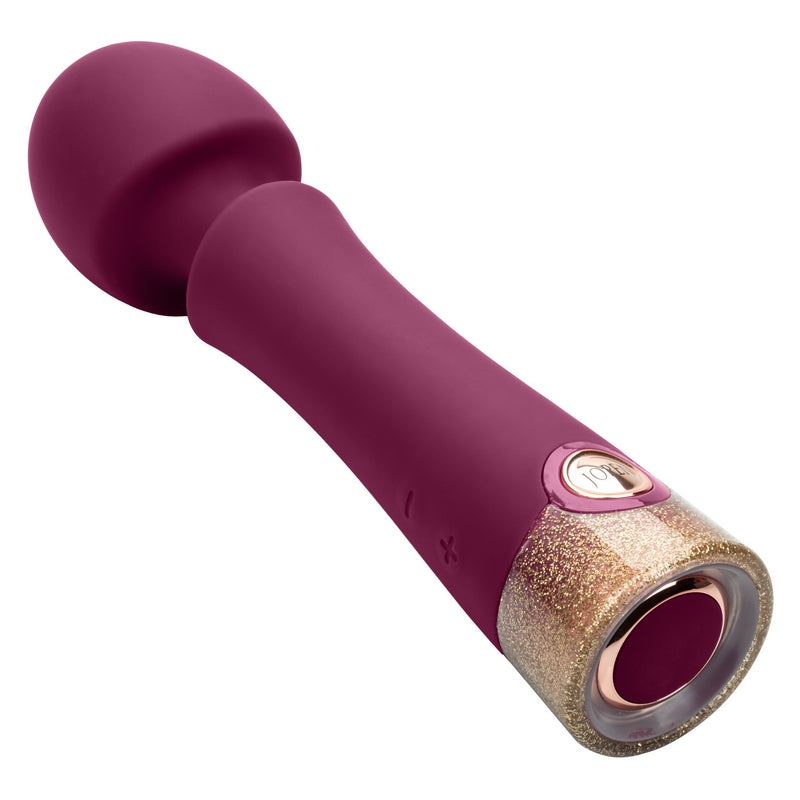 Stylish purple vibrator for clitoral or internal stimulation