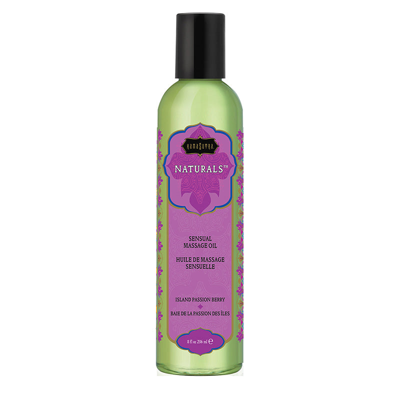 Kama Sutra Naturals Massage Oil – Island Passion Berry 8 oz