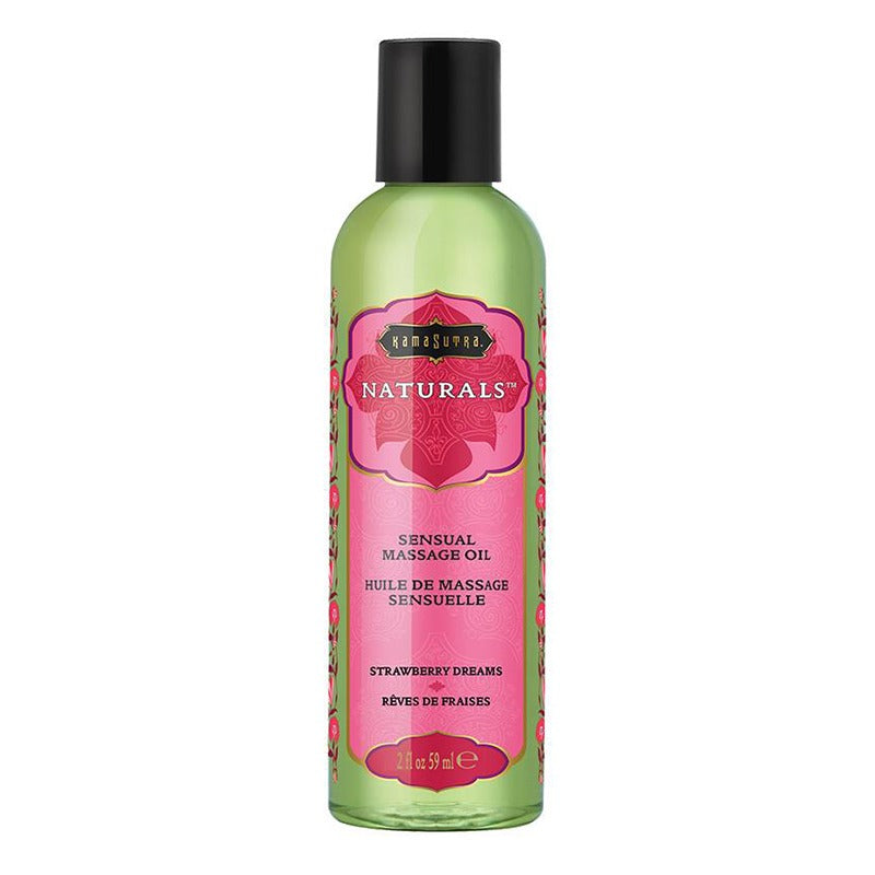 Kama Sutra Naturals Massage Oil Strawberry 2 oz