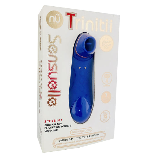 nü Sensuelle Trinitii – 3-in-1 vibrator with suction, flickering tongue, and vibration