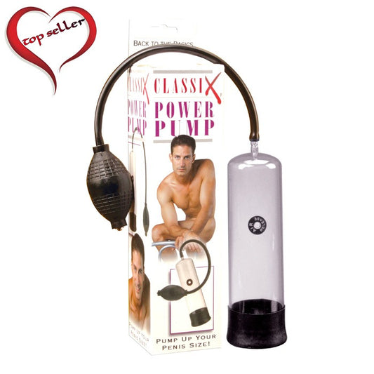 Classix Power Pump with packaging on a white background