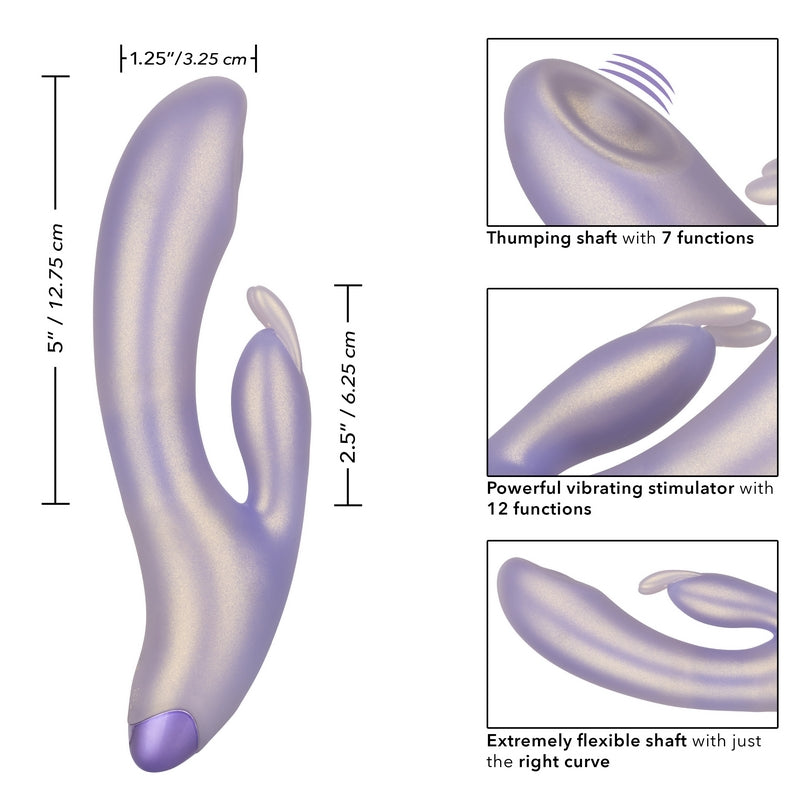 CalExotics G-Love G-Bunny – Pink Thumping G-Spot & Clitoral Silicone Vibrator