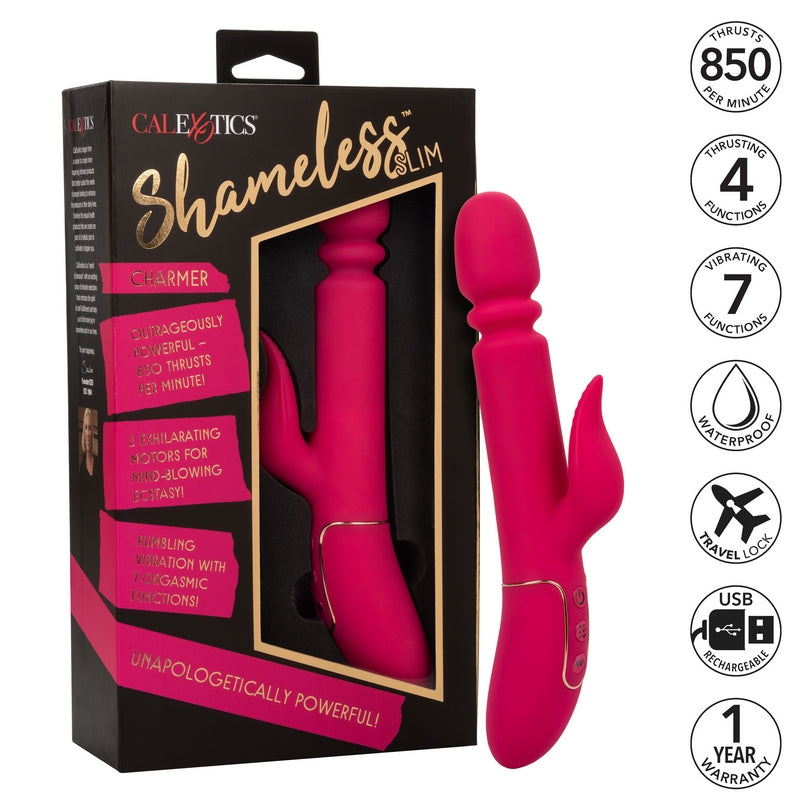 Calexotics Shameless Slim Charmer – Thrusting & Teasing Luxury Vibrator