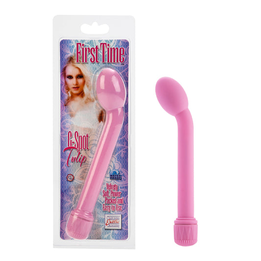 CalExotics First Time G-Spot Tulip Pink – Beginner G-Spot Vibrator | PurpleNight.ca