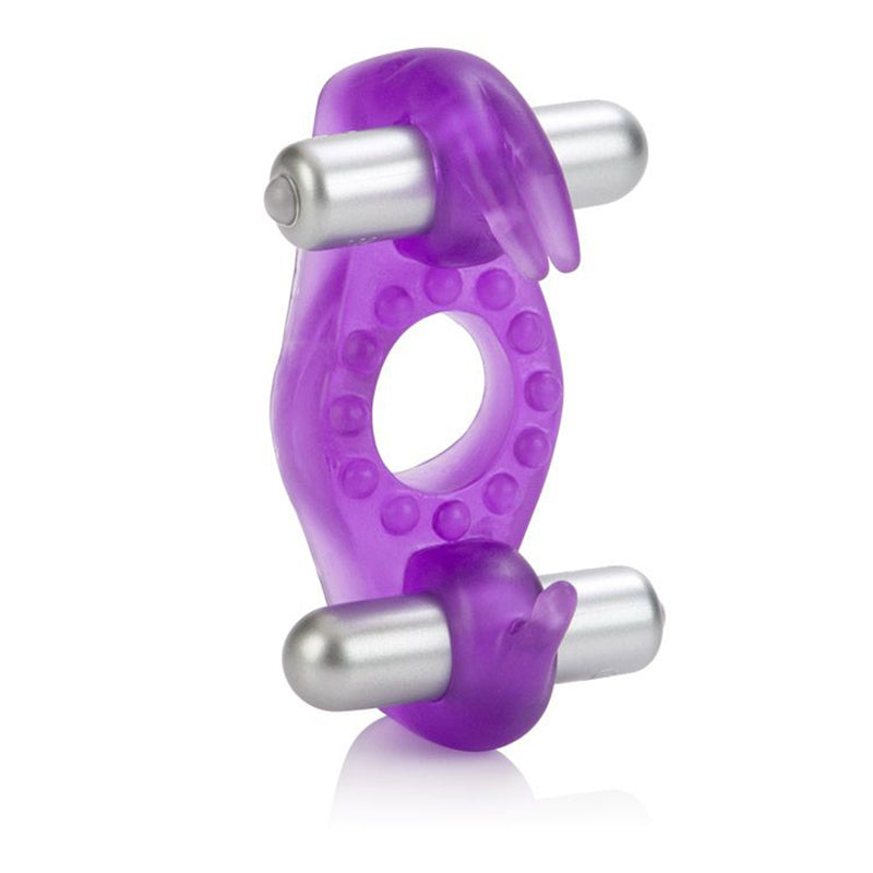 CalExotics Wireless Rockin' Rabbit – Dual Vibrating Couples Enhancer Ring with Bunny Ears