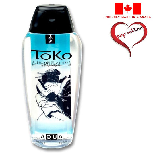 Toko Aqua water-based lubricant bottle by Shunga