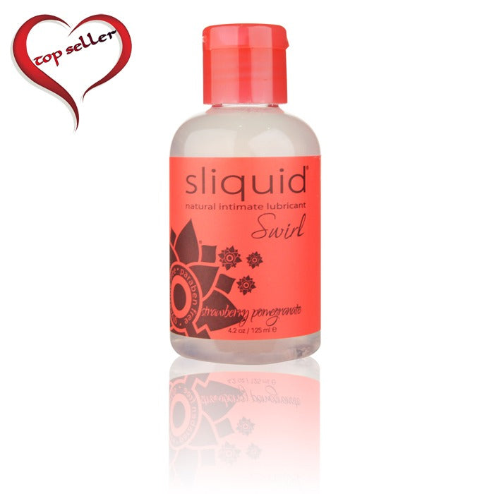 Sliquid Swirl Strawberry Pomegranate Flavored Lubricant