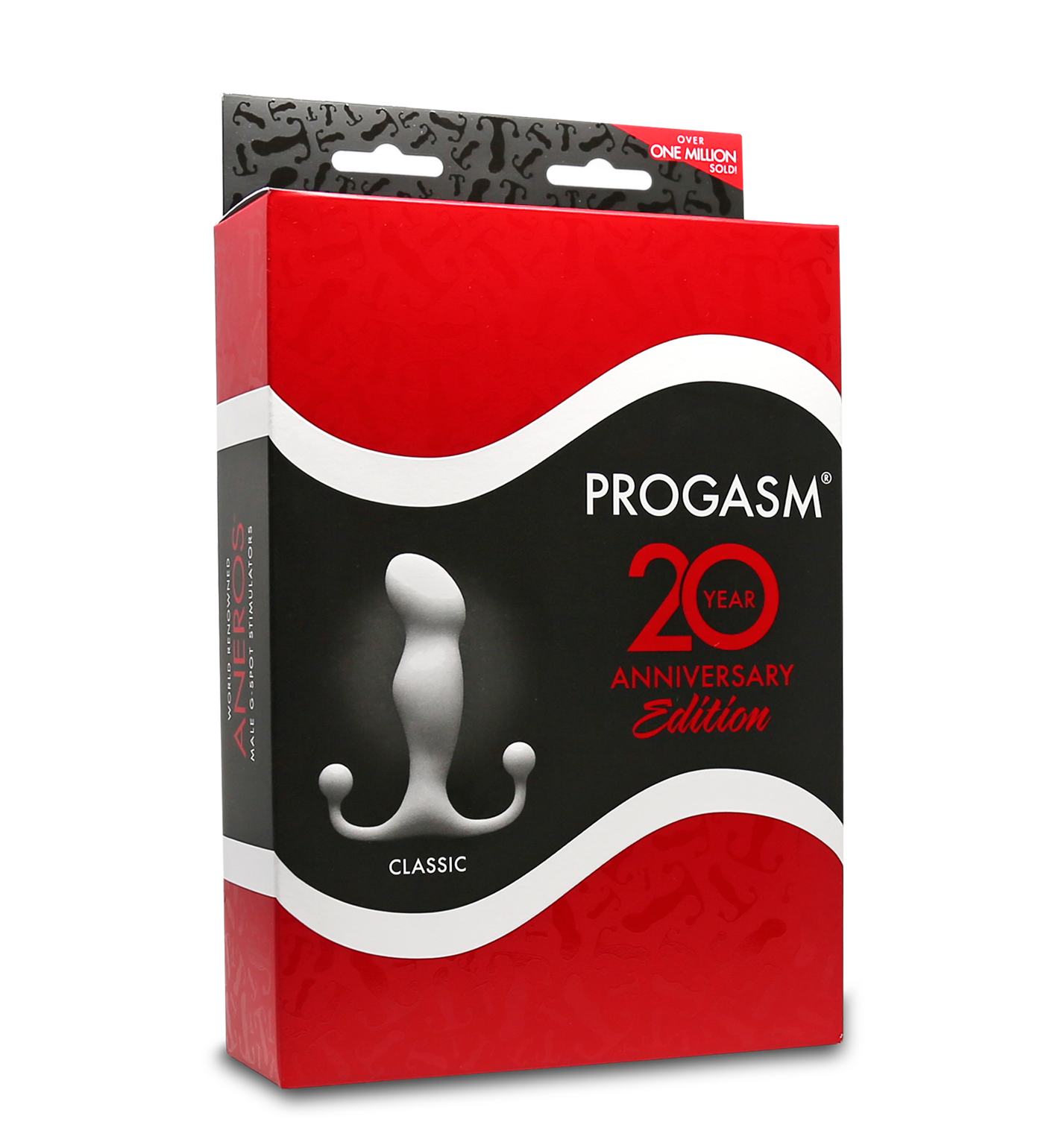 Aneros Progasm Classic massager front view with satin finish