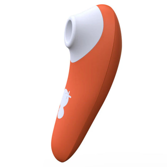ROMP Switch Clitoral Stimulator in orange with silicone suction head