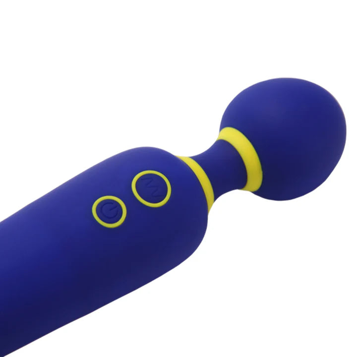 Waterproof full-body wand massager for external pleasure