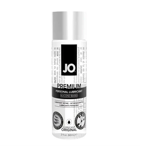 JO Premium personal lubricant bottle on a white background