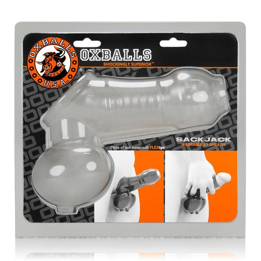 Oxballs Sack Jack Wearable Sheath  -Clear Frost