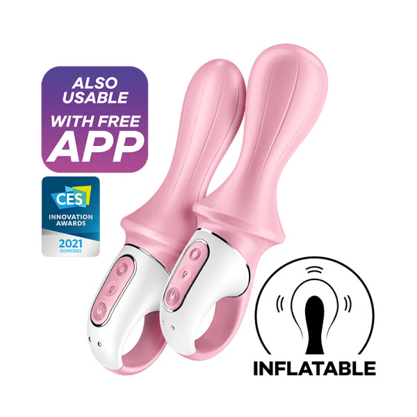 Satisfyer Air Pump Booty 5+ inflatable anal vibrator with app control