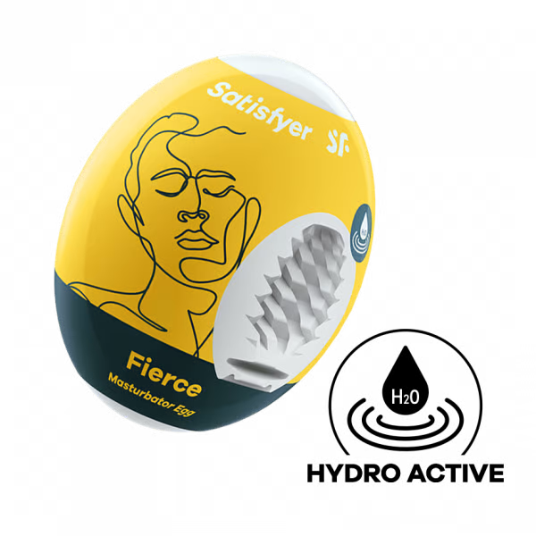 Satisfyer Masturbator Egg Fierce Yellow
