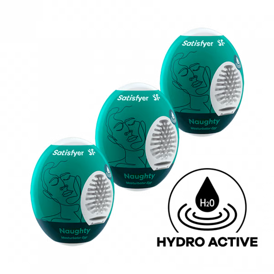 Satisfyer Masturbator Egg 3er Set (Naughty) - Dark Green