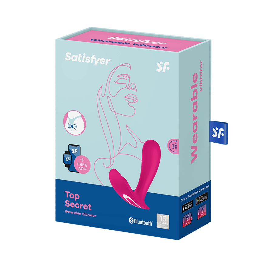 Satisfyer Top Secret Wearable Vibrator - Pink