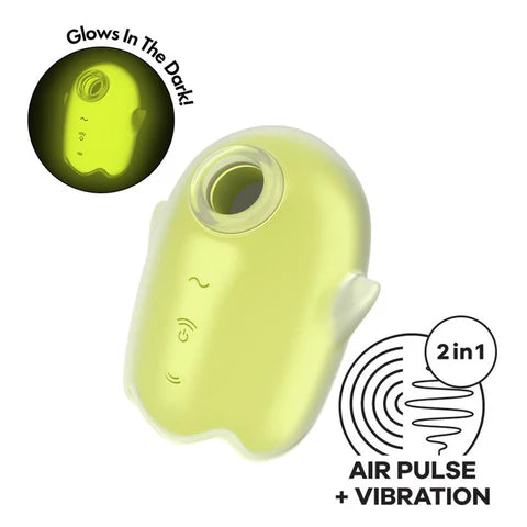 Satisfyer Glowing Ghost – Glow-in-the-Dark Air Pulse Clitoral Stimulator