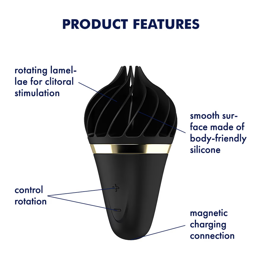 Travel-Friendly Rotating Vibrator for Women