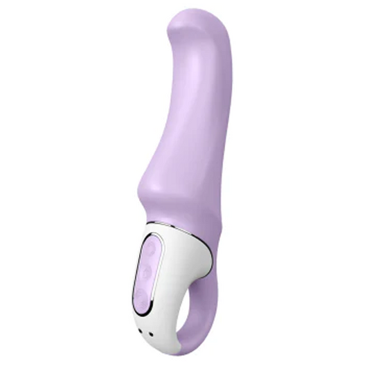 Beginner-friendly silicone vibrator with flexible shaft and 12 modes