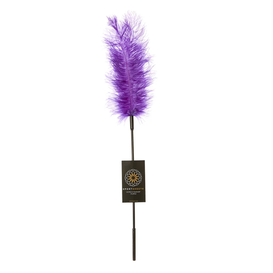 Sportsheets Ostrich Tickler - Purple
