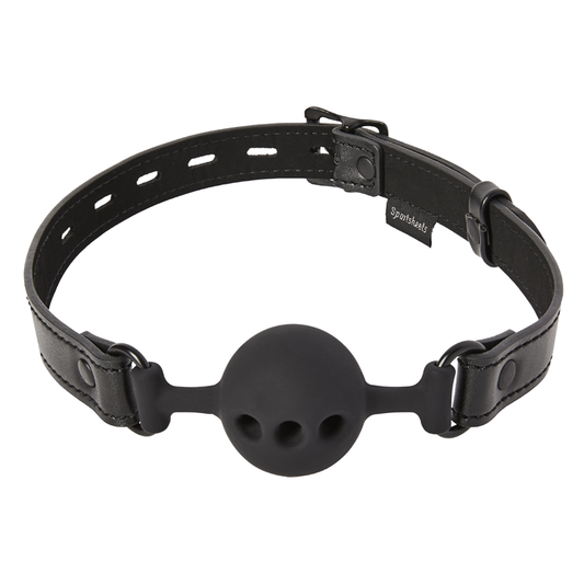 Sportsheets Saffron Breathable Ball Gag with locking buckle