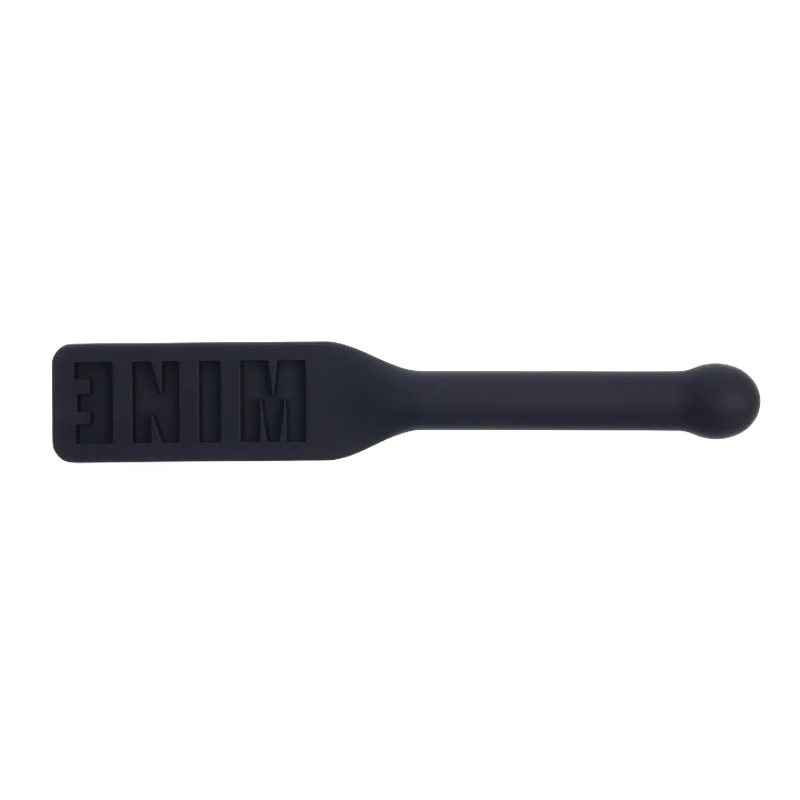Sportsheets Edge MINE Silicone Paddle with bold imprint
