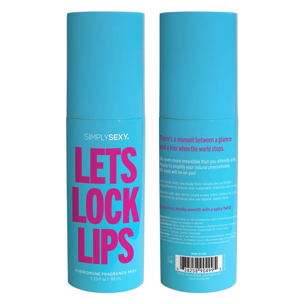 Simply Sexy Pheromone Body Mist – Let’s Lock Lips