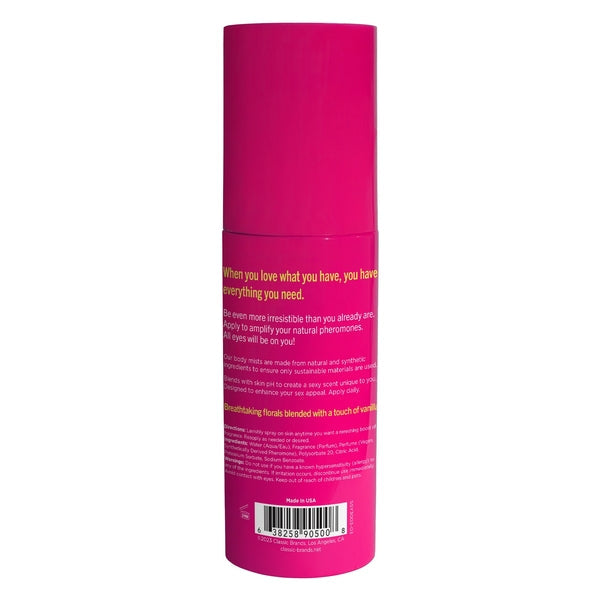 Simply Sexy Pheromone Body Mist – Love All of Me – 2 oz / 59 mL