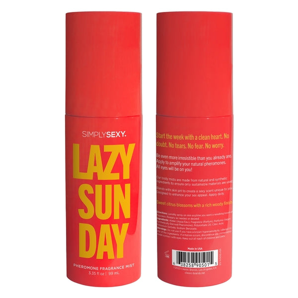 Simply Sexy Pheromone Body Mist – Lazy Sunday (3.35 oz)