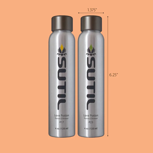 SUTIL Love Potion #23 Massage Oil – Botanical Aphrodisiac Blend – 4 oz / 120 mL