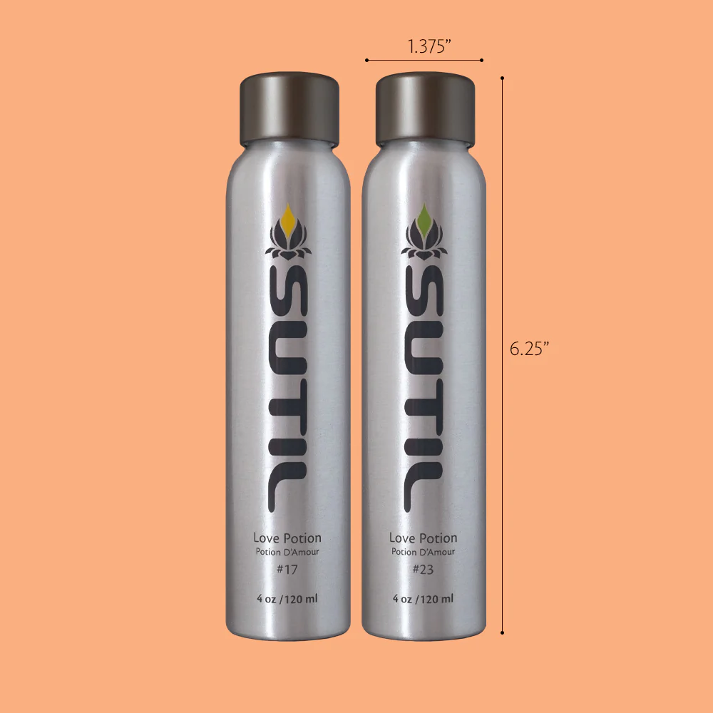 SUTIL Love Potion #17 Massage Oil – Botanical Aphrodisiac Blend – 4 oz / 120 mL