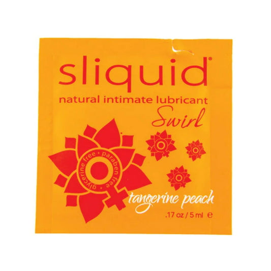 Sliquid Naturals Swirl Pillows – Tangerine Peach – Travel Size 0.17 oz