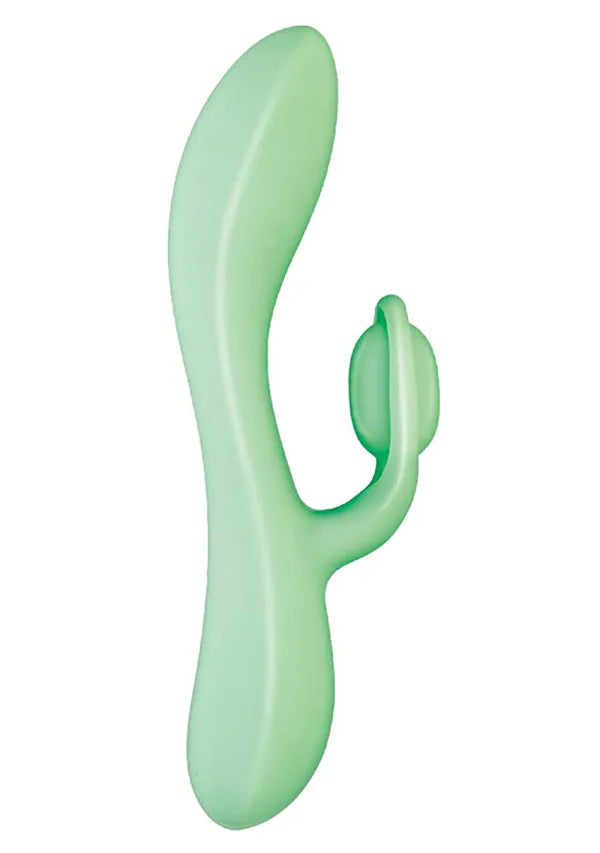 Nasstoys Blaze Romantic Massager – Aqua, Dual Motor Curved G-Spot & Clitoral Vibrator with Wide Stimulator