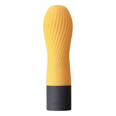 Iroha Zen vibrator with ridged soft-touch silicone body