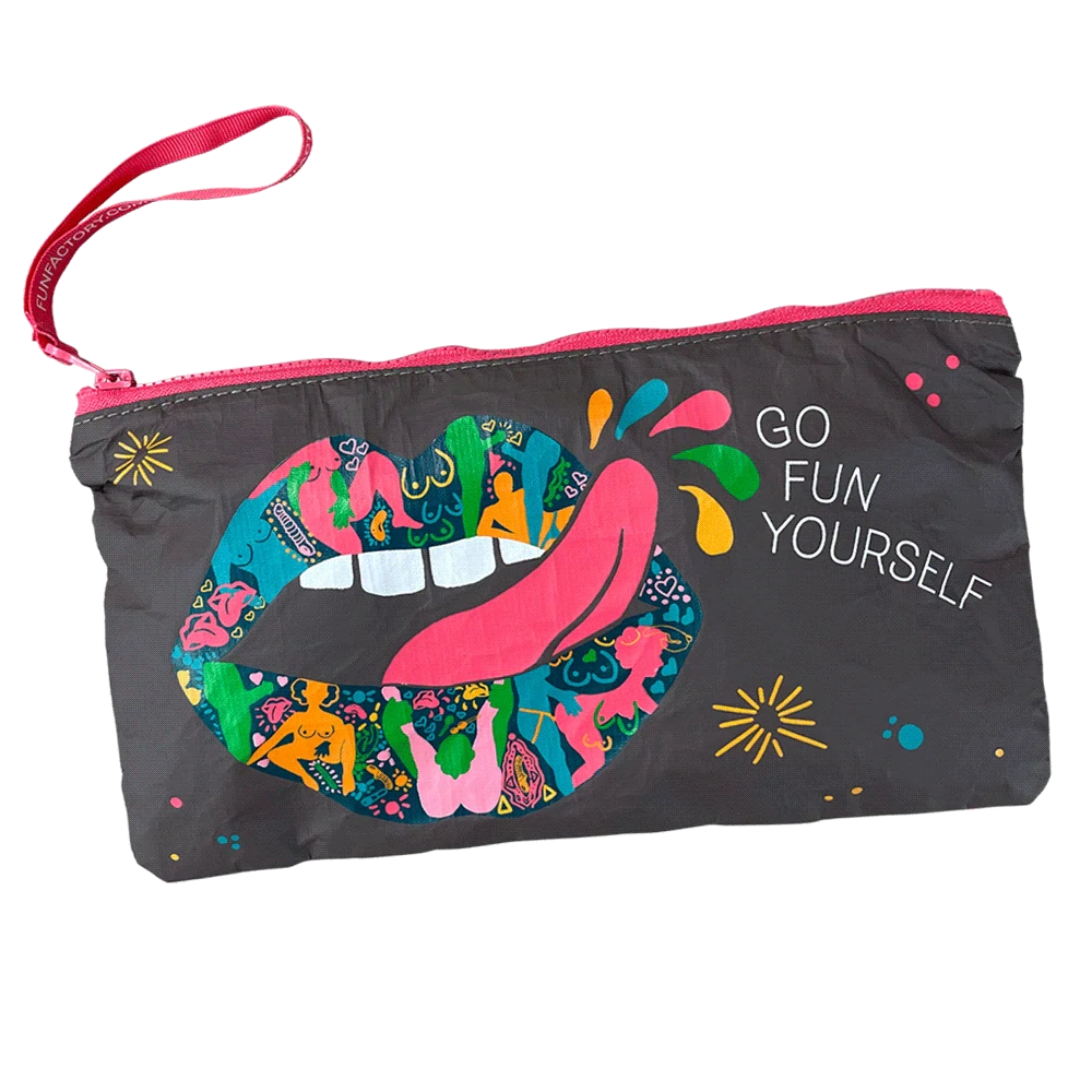Fun Factory Limited Edition Toy Bag – Hygienic and artistic toy storage pouch with erotic illustrations