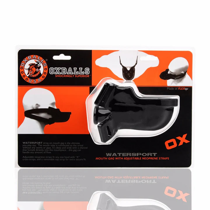 OxBalls WaterSport Strap-On Gag – Leakproof Watersports Play Gag