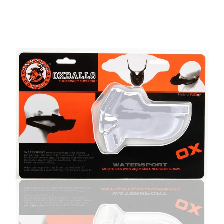 OxBalls WaterSport Strap-On Gag – Leakproof Watersports Play Gag