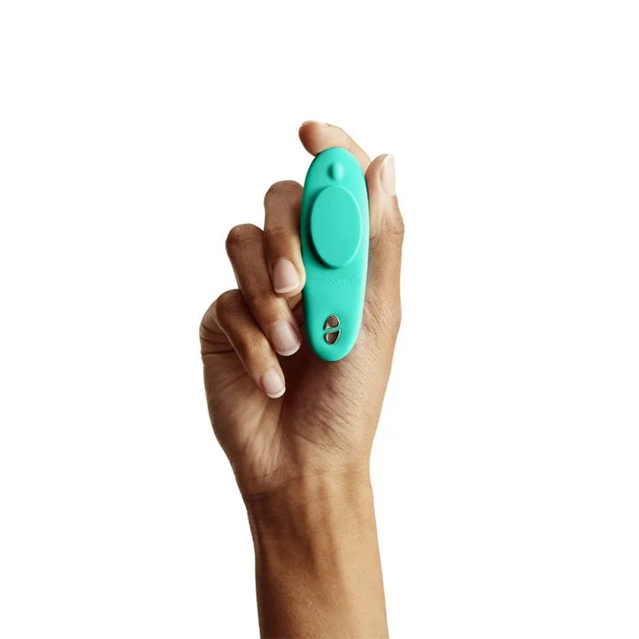 We-Vibe Moxie+ wearable panty vibrator with magnetic clip