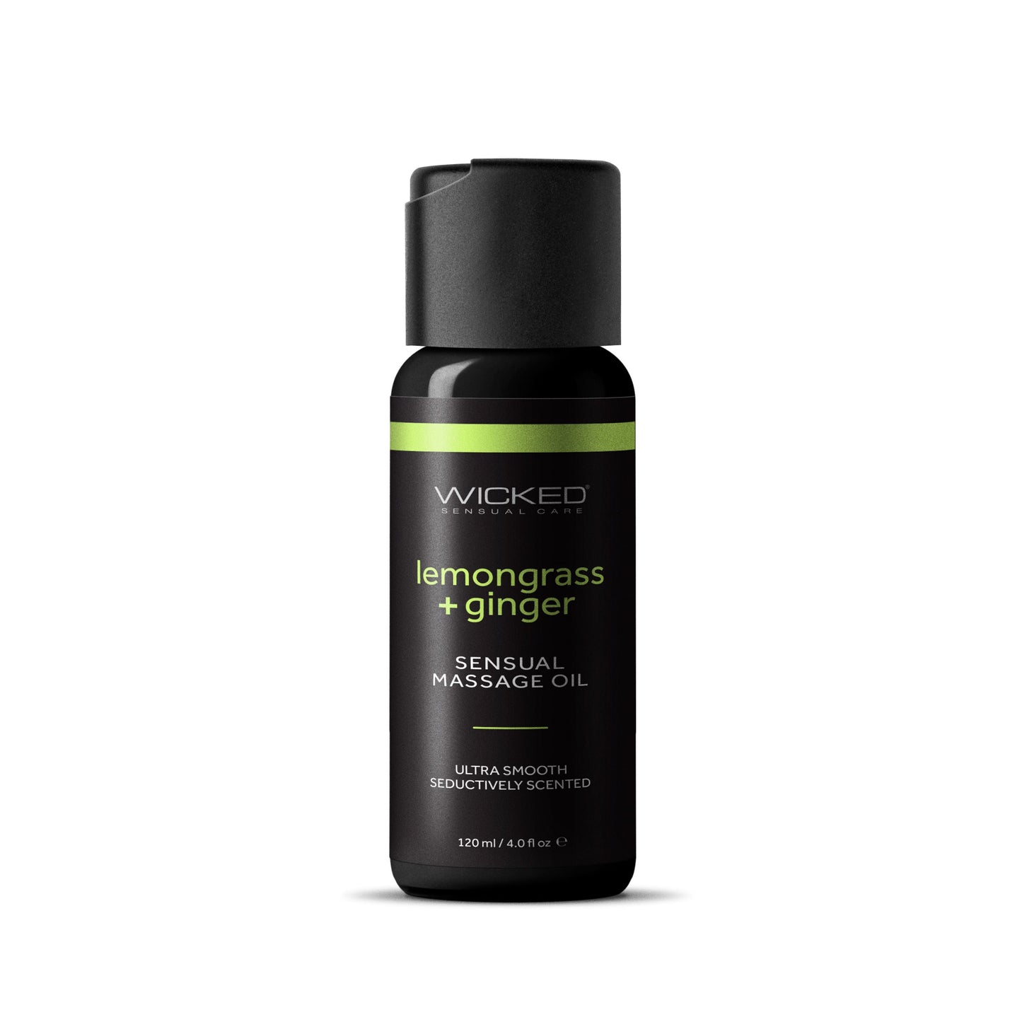Wicked Lemongrass & Ginger Massage Oil – 4oz / 120 ml