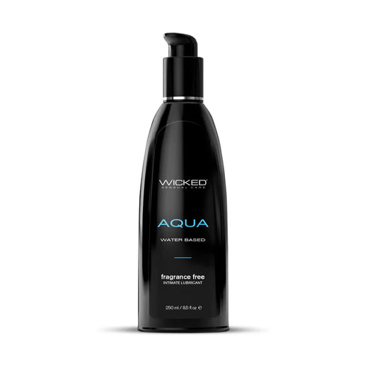 Wicked Aqua Water-Based Lubricant  - 8.5 oz / 16 oz