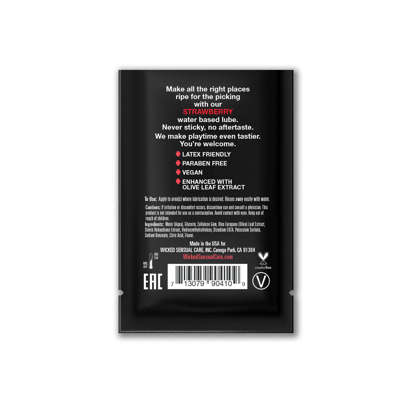 Wicked Aqua Strawberry – 3ml Sachet