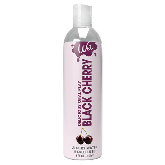 Wet Delicious Black Cherry Lubricant – 2 Pack (4 oz Each)