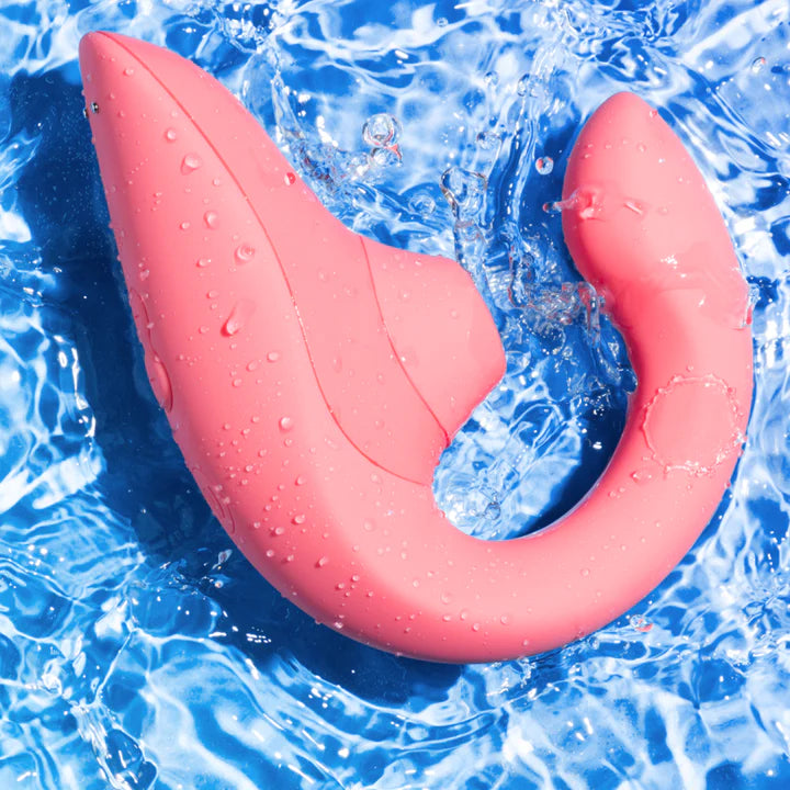 Womanizer Blend Vibrant dual stimulation rabbit vibrator – Pleasure Air technology