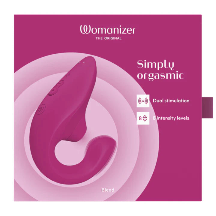 Womanizer Blend Vibrant dual stimulation rabbit vibrator – Pleasure Air technology