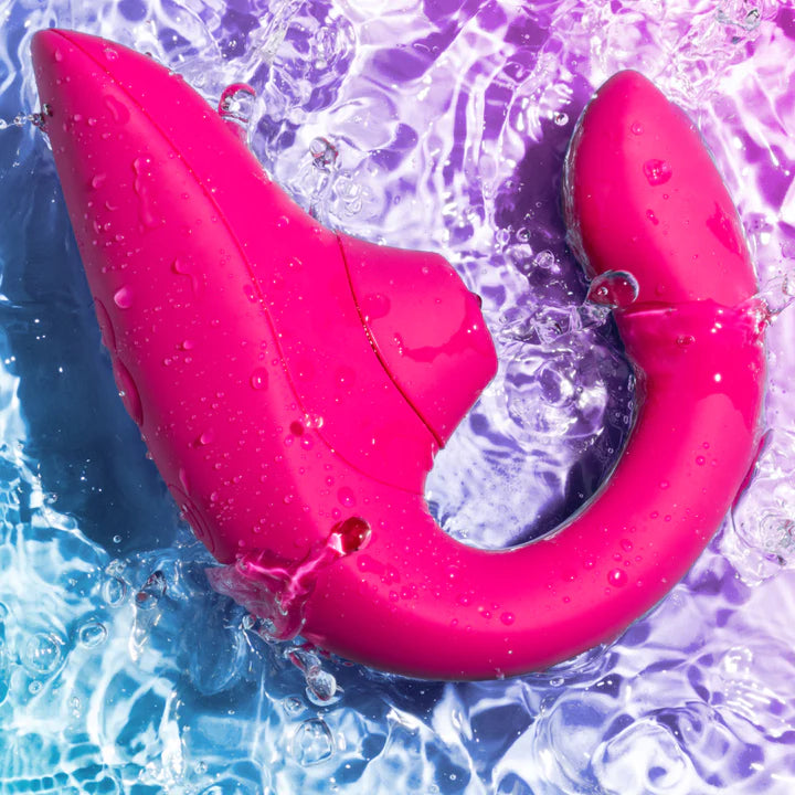 Womanizer Blend Vibrant dual stimulation rabbit vibrator – Pleasure Air technology